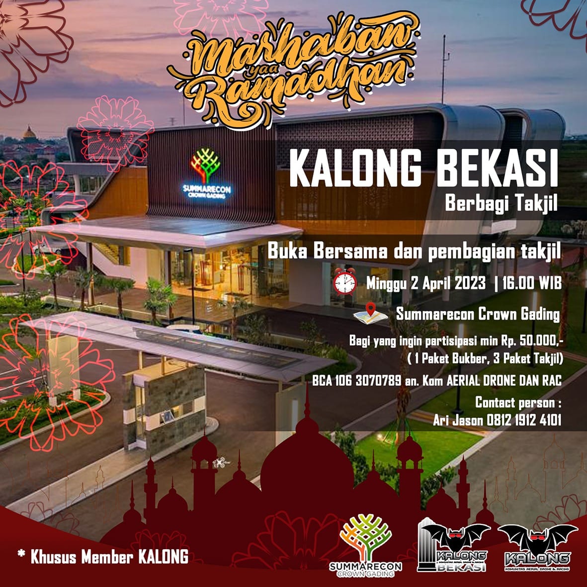 Acara Kegiatan 04 - Kalong Bekasi Berbagi Takjil